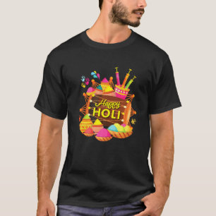 Happy Holi Festival Powder 2022 India Colors Hindu T-Shirt