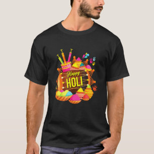 Happy Holi Festival Powder 2022 India Colors Hindu T-Shirt
