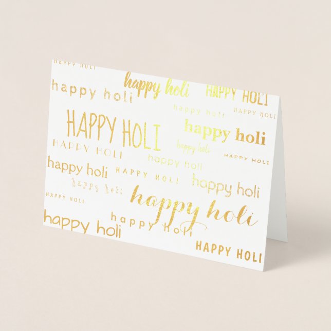 HAPPY HOLI FOLIENKARTE (Vorderseite)