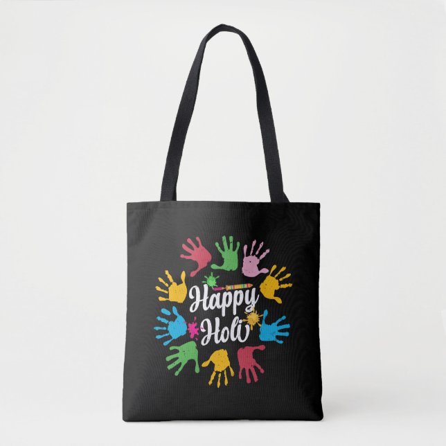 Happy Holi Hands Frische Pasta machen (Vorderseite)