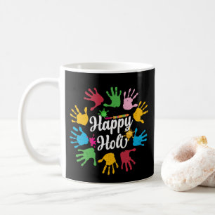 Happy Holi Hands Frische Pasta machen Kaffeetasse