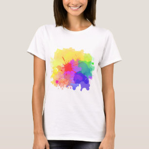 Happy Holi Hintergrund Hinduismus, Farbe. T-Shirt