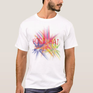 Happy Holi, Indien Festival der Farben, holi hai T-Shirt