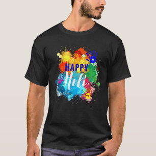 Happy Holi T Shirt Colors India Hindu Spring T Shi