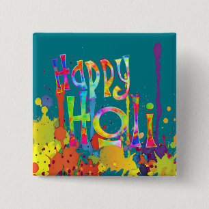 HAPPY HOLI! - Verbreitung der Holi-Botschaft Button