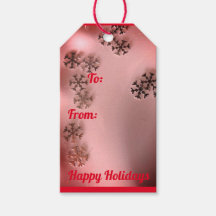 Happy Holiday Gift Tag