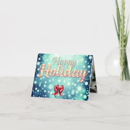 Happy Holiday Grußkarte Karte