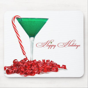 Happy Holiday Hour Mousepad