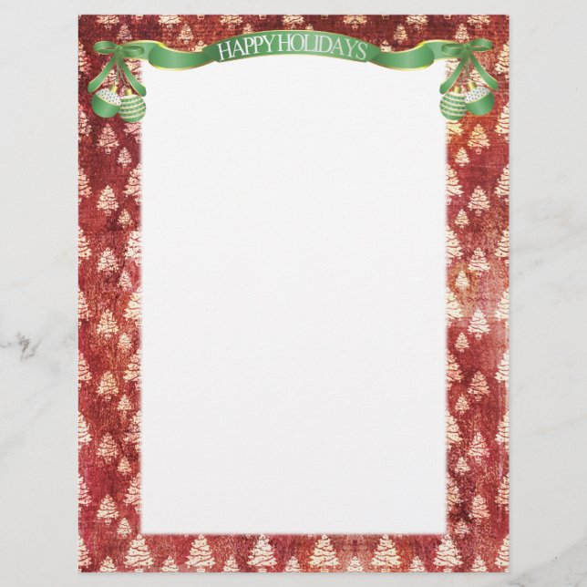 Happy Holiday Letterhead (Vorderseite)