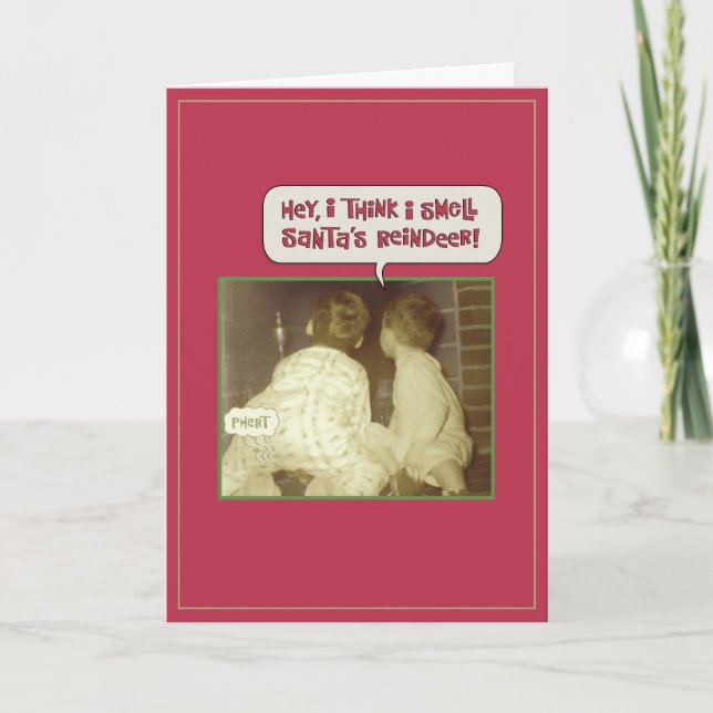 Happy Holiday Little Brother Feiertagskarte (Vorderseite)