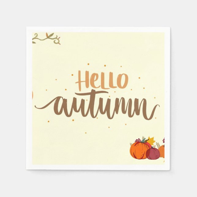 Happy Holiday Napkins Serviette (Vorderseite)