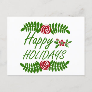 Happy Holiday Postkarte
