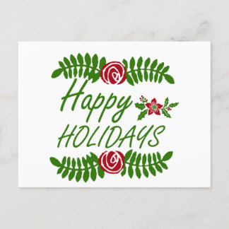 Happy Holiday Postkarte