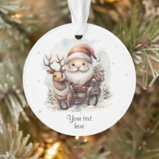 Happy Holiday Season individuell gestaltbare Weihn Ornament