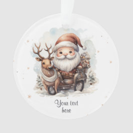 Happy Holiday Season individuell gestaltbare Weihn Ornament