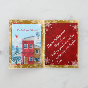Happy Holiday Time Customize Feiertagskarte