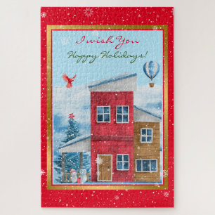 Happy Holiday Time Customize Puzzle