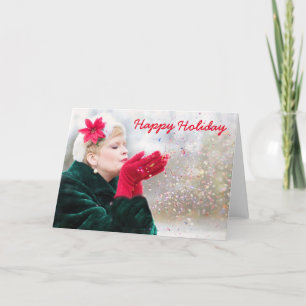 Happy Holiday Vielen Dank Hinweis Dankeskarte