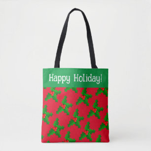 Happy Holiday Weihnachten Tasche anpassen