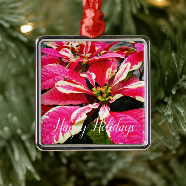 Happy Holidays ミ オセナ Ornament Aus Metall (Baum)