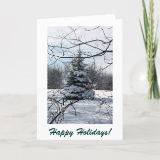 Happy Holidays 1 Feiertagskarte