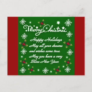 Happy Holidays#4_ Feiertagspostkarte