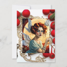 Happy Holidays Angel Feiertagskarte