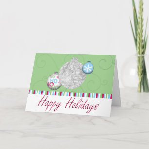 Happy Holidays — Anpassen mit Ihrem Bild Feiertagskarte