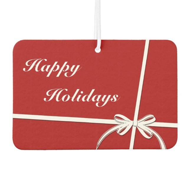 Happy Holidays Autolufterfrischer (Vorderseite)