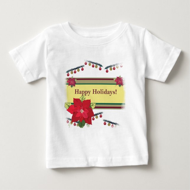 Happy Holidays Baby Shirt (Vorderseite)