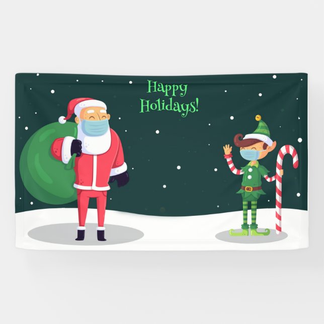 Happy Holidays Banner (Horizontal)