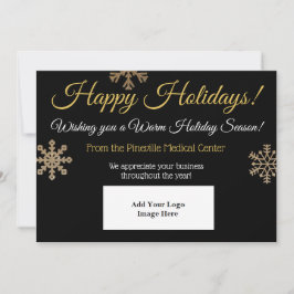 Happy Holidays Beruflich Custom Business Card Feiertagskarte