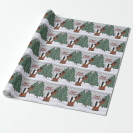 Happy Holidays Blanket Appaloosa Weihnachten Geschenkpapier