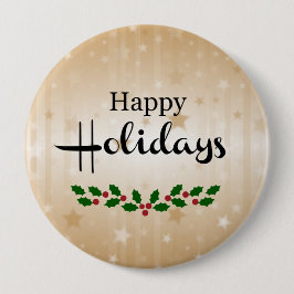 Happy Holidays Button