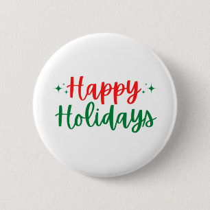 Happy Holidays Button
