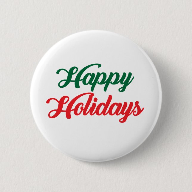 HAPPY HOLIDAYS BUTTON (Vorderseite)