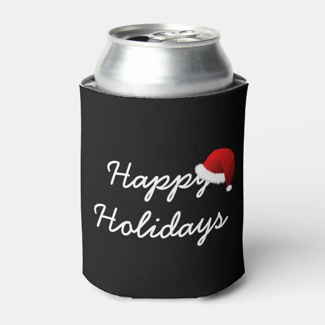 Happy Holidays Can Cooler Dosenkühler (Kanne Vorderseite)