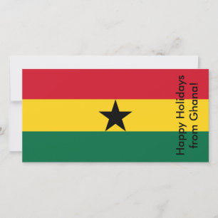 Happy Holidays Card aus Ghana Feiertagskarte