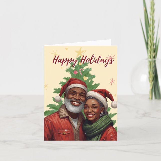 Happy Holidays Card by Alicia McDaniel Fine Art Karte (Vorderseite)