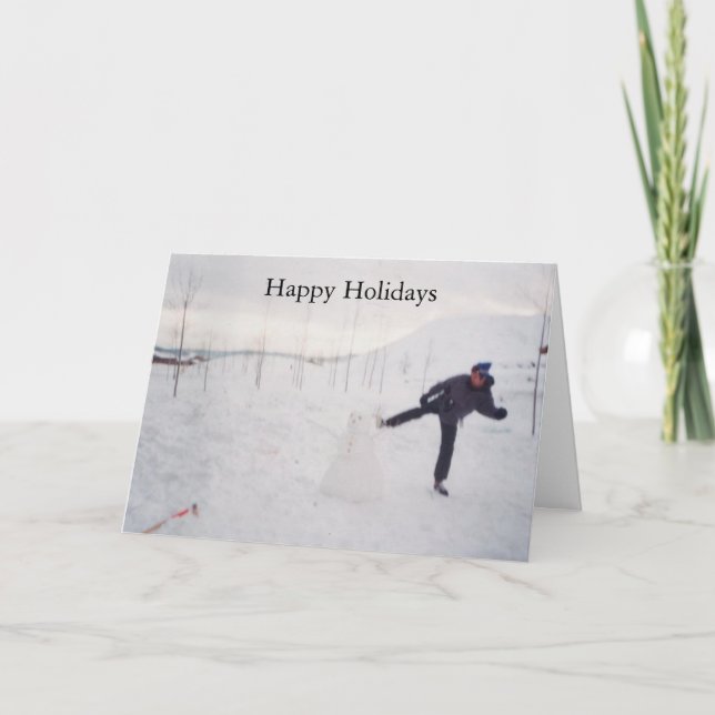 Happy Holidays Card Feiertagskarte (Vorderseite)