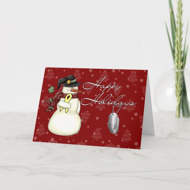 Happy Holidays Card Feiertagskarte (Vorderseite)