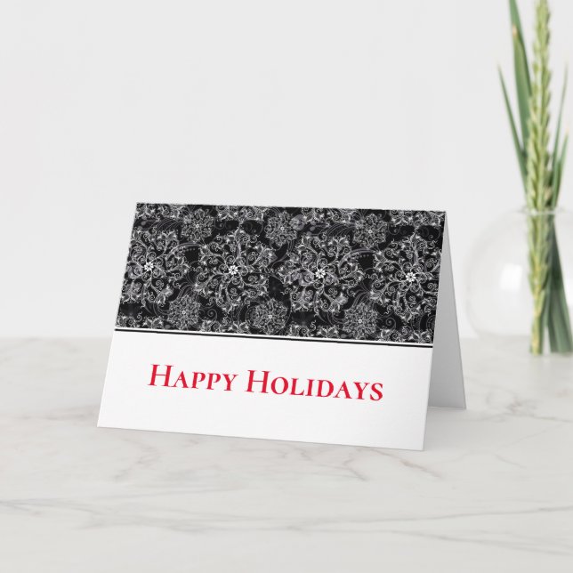 Happy Holidays Card Karte (Vorderseite)