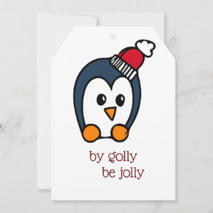 Happy Holidays Card Penguin Feiertagskarte