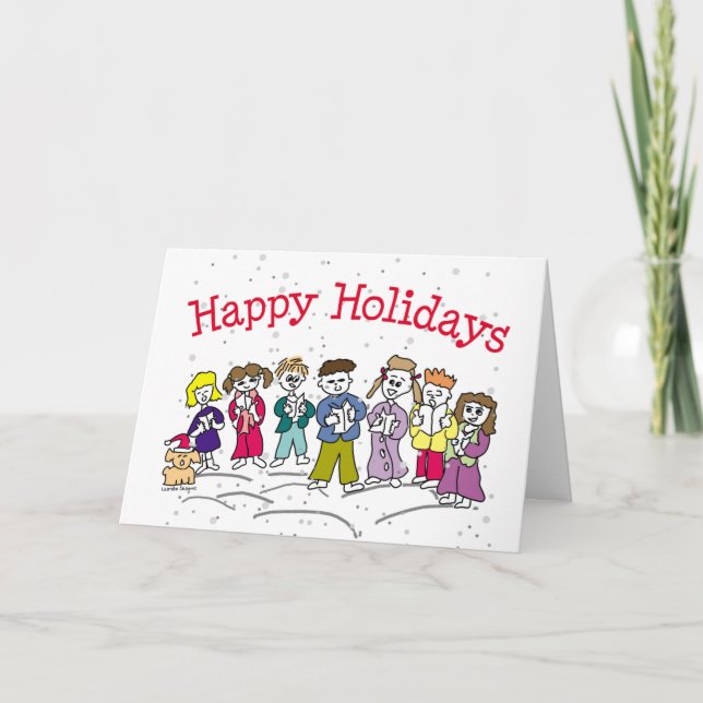 Happy Holidays Cards Feiertagskarte (Vorderseite)