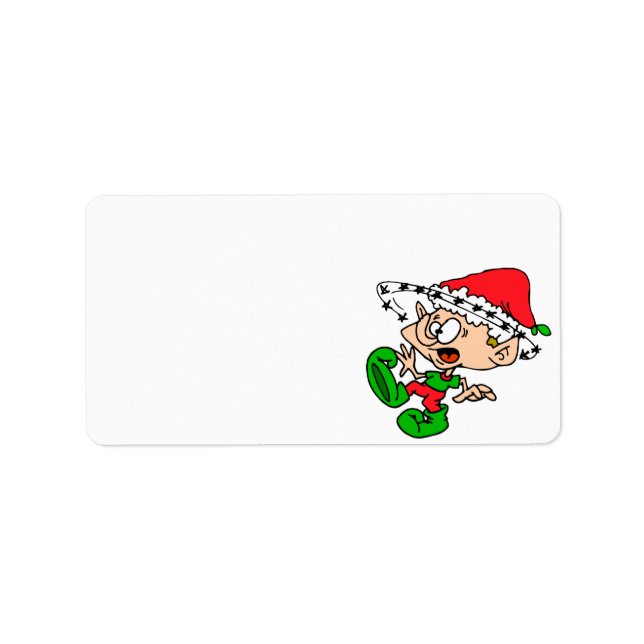 Happy Holidays Cards Selbstklebende Etiketten Adressaufkleber (Vorne)