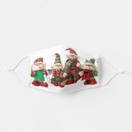 Happy Holidays Chefkoch Elf Collection Mund-Nasen-Maske Aus Stoff