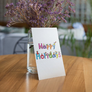 Happy Holidays Children Einladung