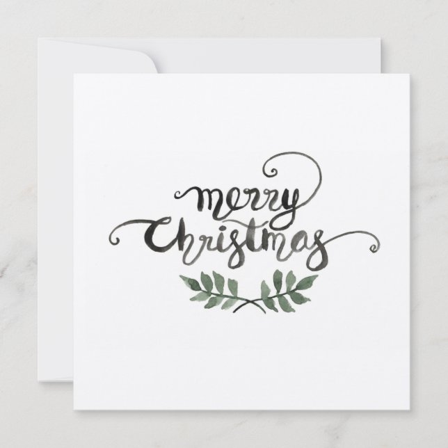 Happy Holidays, Christmas Grußkarte Feiertagskarte (Vorderseite)