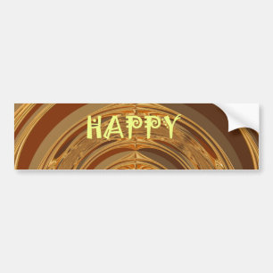 Happy Holidays Circle Art Print/Design Autoaufkleber