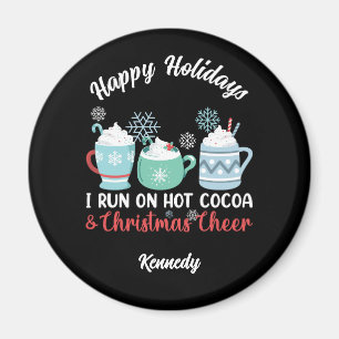 Happy Holidays - Cocoa & Christmas Cheer Magnet